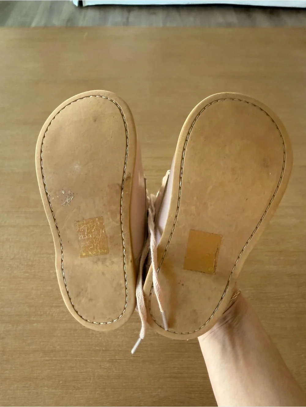 Toddler Pink Leather Lace-Up Dress Shoes